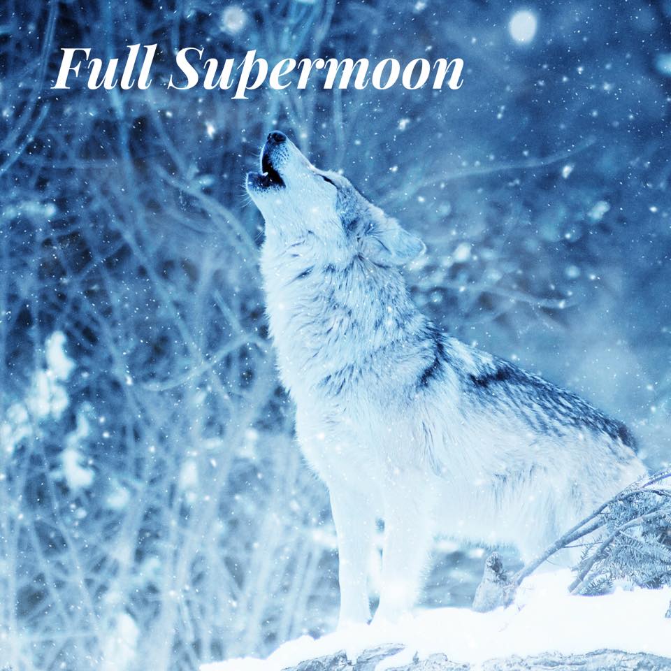 January 1, 2018 Supermoon - The Wolf Moon