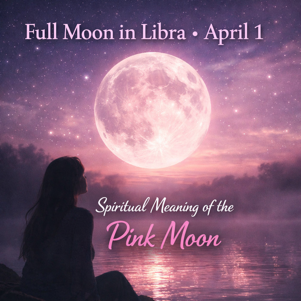 Full Moon in Libra April 1 Pink Moon spiritual meaning relationship energy