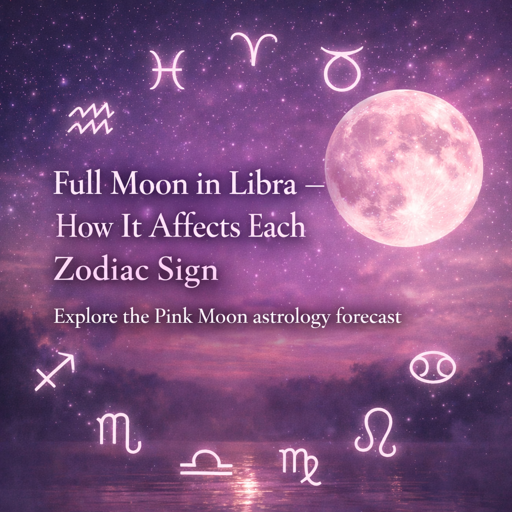 Full Moon in Libra effects on each zodiac sign Pink Moon astrology forecast