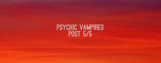There is hope for psychic energy vampires