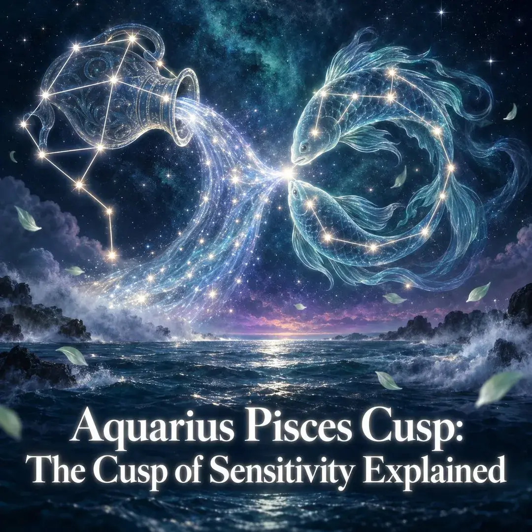 Aquarius and Pisces constellations meeting