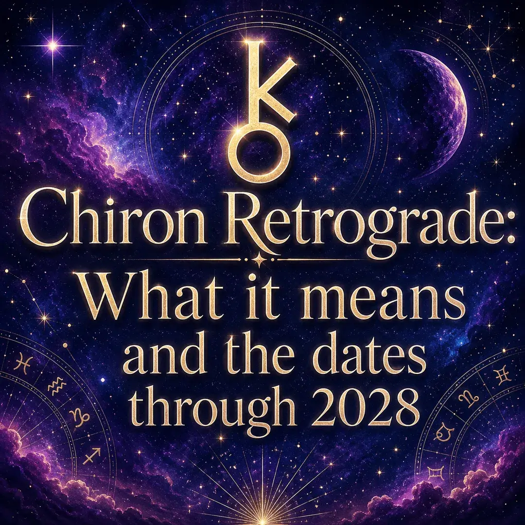 Chiron Retrograde: What it means and the dates through 2028