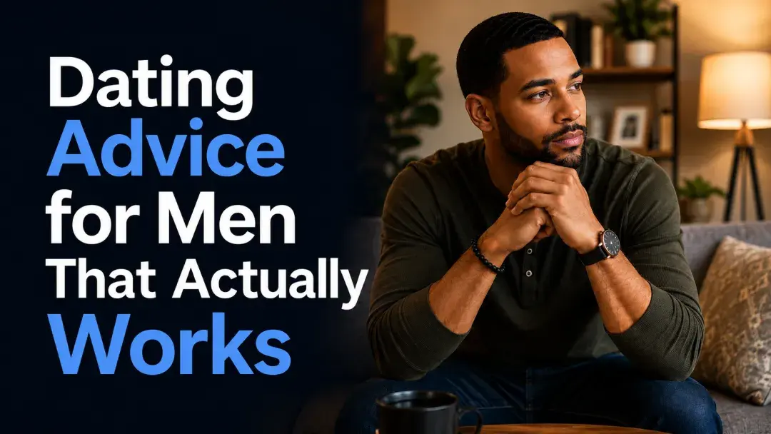 Man considering practical dating advice that actually works.
