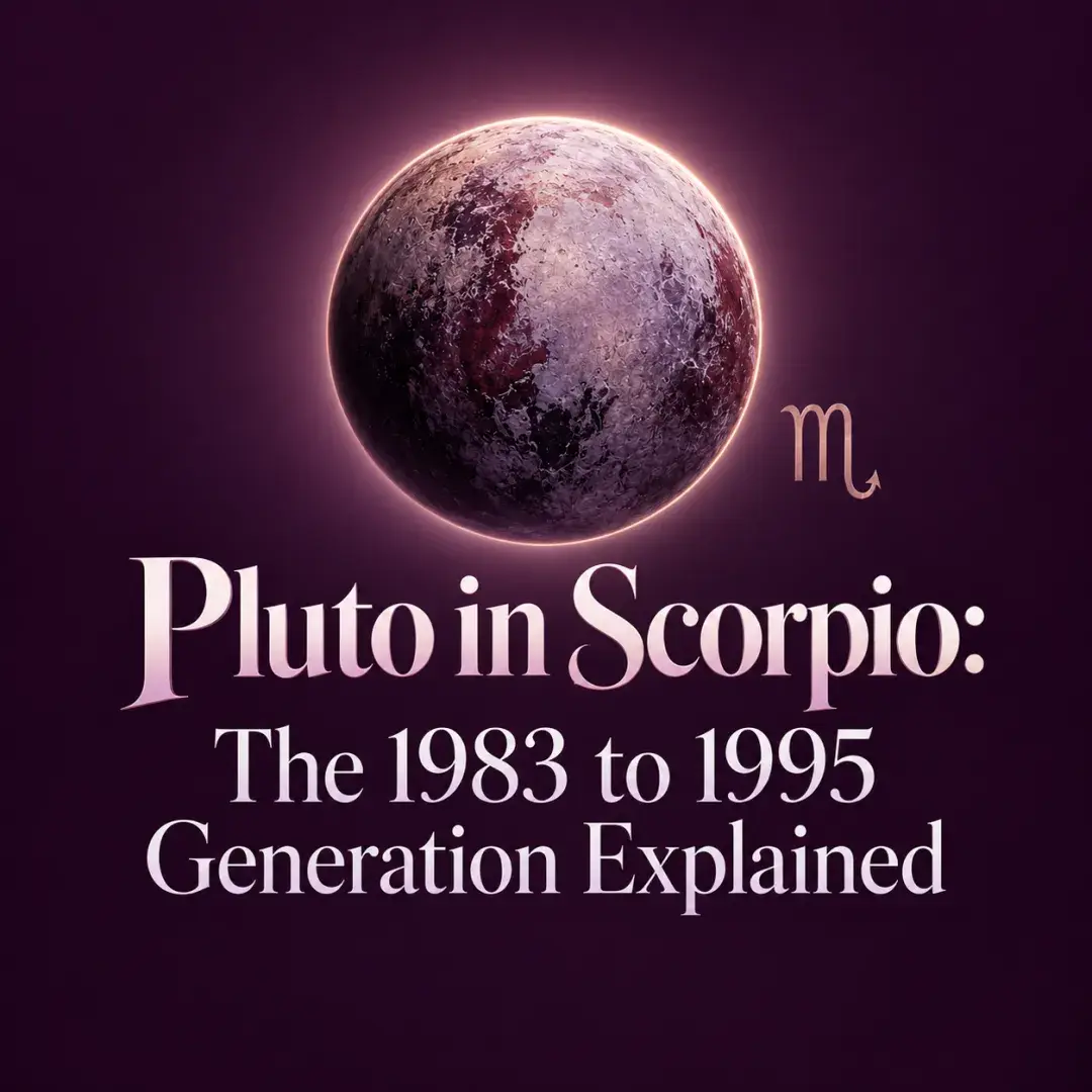 Pluto in Scorpio generation from 1983 to 1995.