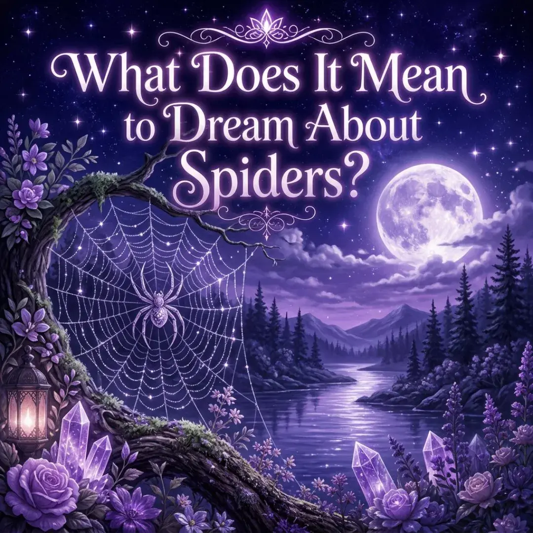 Dewy spider web glowing under a full moon