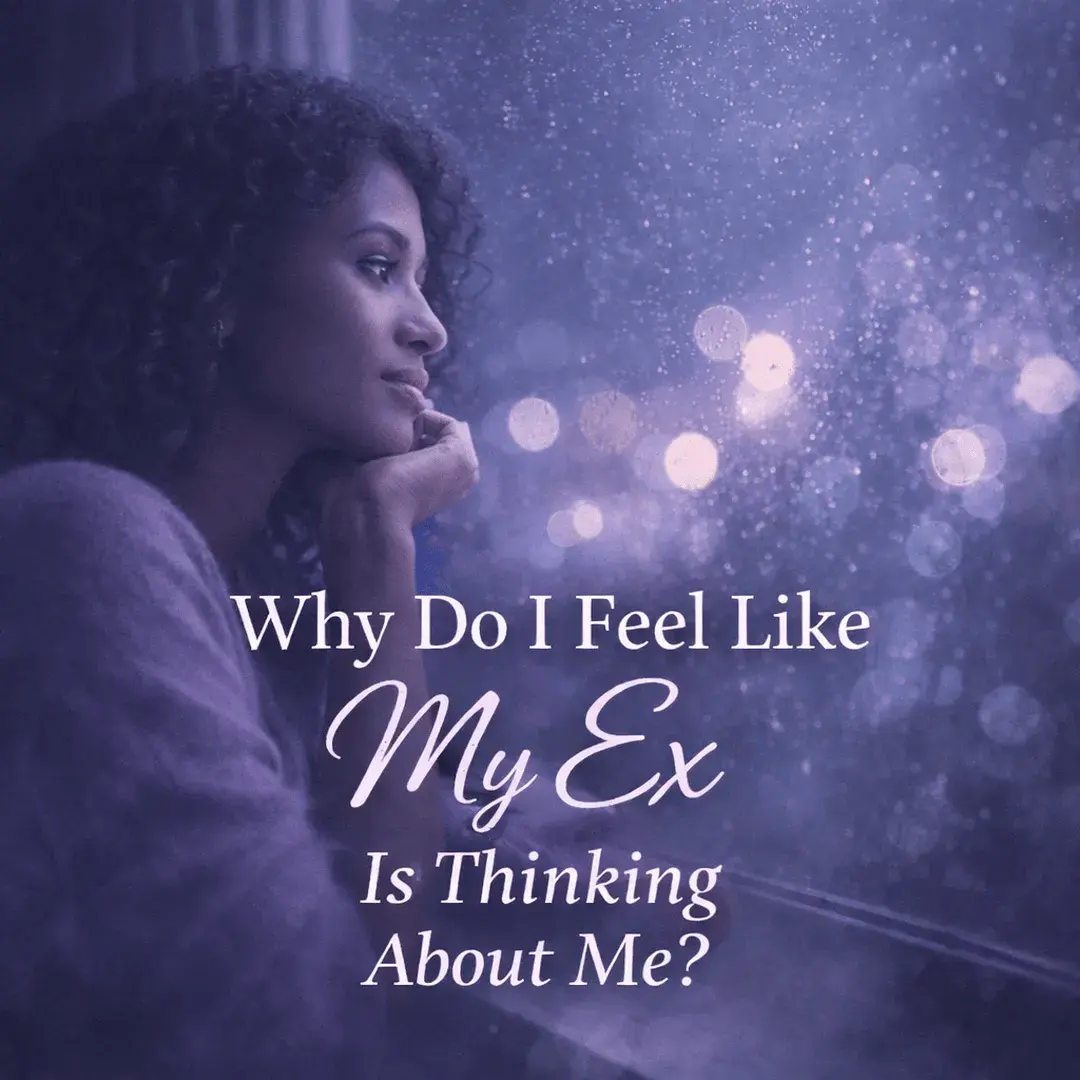 Thoughtful Black woman looking out a window at night wondering if her ex is thinking about her