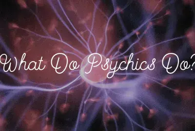 Neuro background with text "What do Psychics do?"