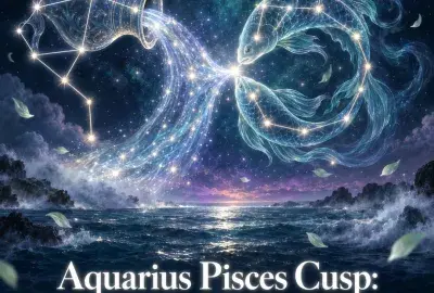 Aquarius and Pisces constellations meeting