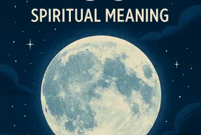 A glowing Cold Moon in the winter night sky, symbolizing reflection, closure, and renewal with deep spiritual meaning and intuition.