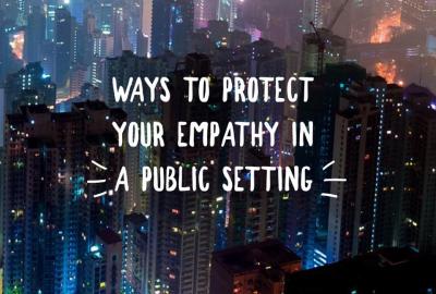 Public energy clearing for empaths and empathic people