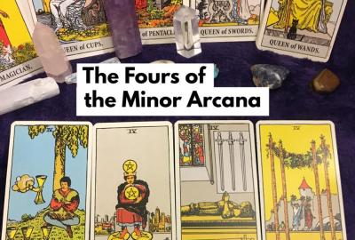 The Fours of the Minor Arcana