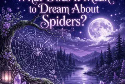 Dewy spider web glowing under a full moon