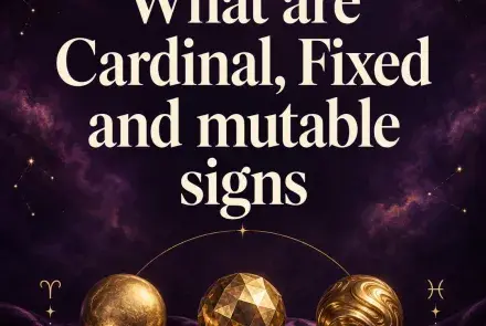 Cardinal, fixed and mutable signs